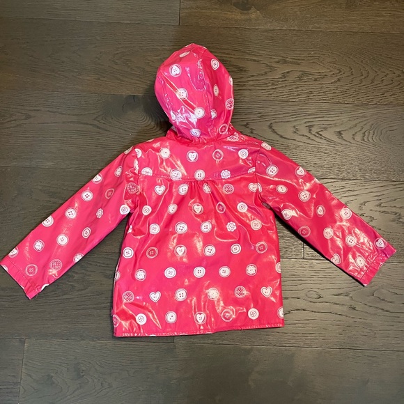 Souris mini girls designer raincoat sz 3T EUC Ret $100 - Picture 3 of 4